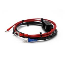 2 x 1m bateriový kabel 6mm² s 30A MIDI pojistkou