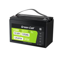 Baterie LiFePO4 12,8 V 125 Ah Green Cell CUBE (1600 Wh)