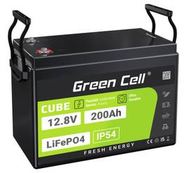 Baterie LiFePO4 12,8V 200Ah Green Cell (2560Wh)