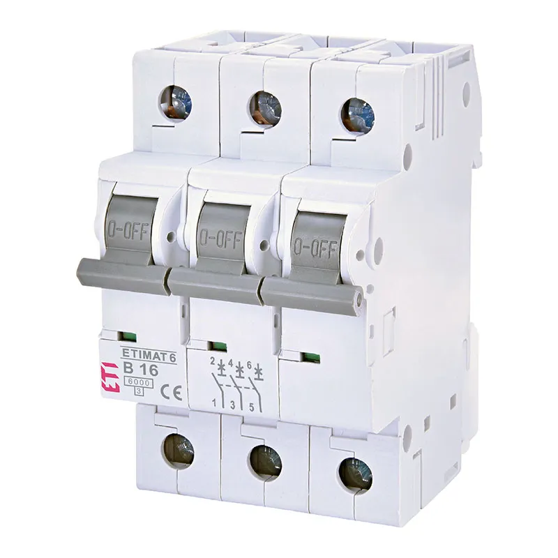 Jistič ETI ETIMAT 6 3p B16 6kA 002115516