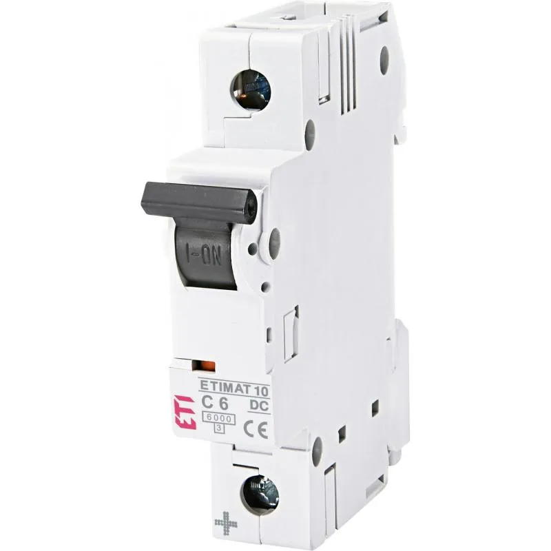Jednosmerný DC istič ETI 002137712 6A 1-pólový