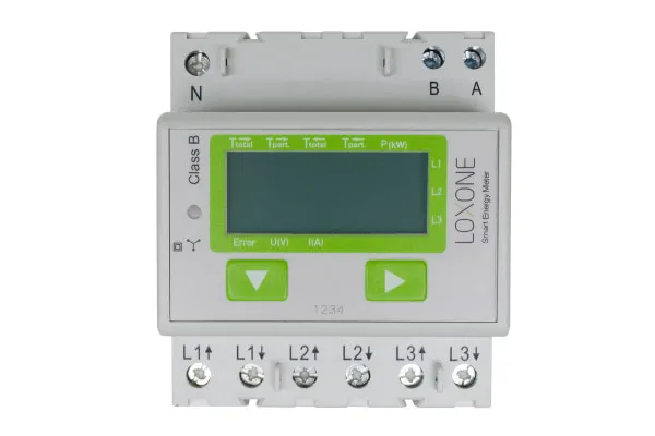 Loxone 3-fázový elektroměr (Modbus)