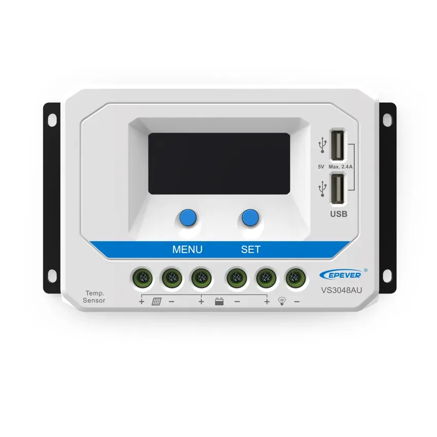 Regulátor nabíjení PWM EPsolar VS2024AU 12-24V 20A a 2xUSB