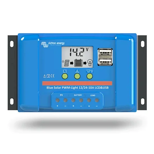 Regulátor nabíjení PWM Victron Energy LCD a USB 12/24V 20A