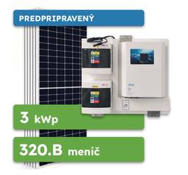 Solar Kerberos 320.B 3kWp předpřipravený solární systém pro ohřev vody