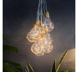 Solární LED řetěz SolarCentre LVB20 Lumify Vintage s USB - 20 světel