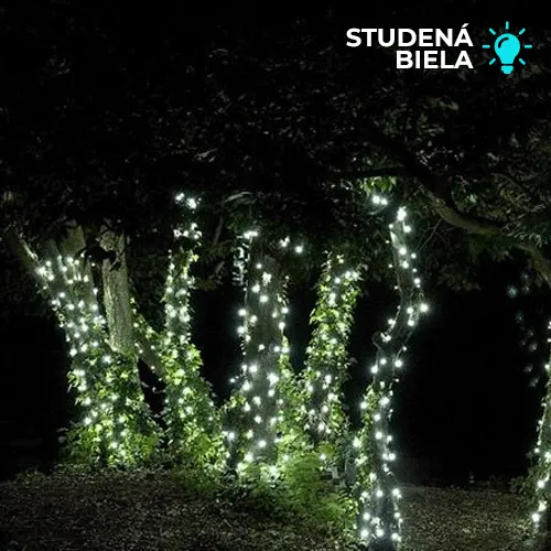 Solární LED řetěz s USB Solarcentre Lumify LW100 - 100 LED / 10m studená bílá