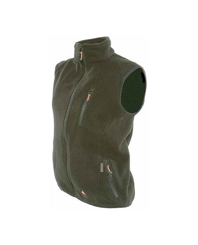 Vyhřívaná vesta Alpenheat FIRE-FLEECE velikost 2XL olivově zelená