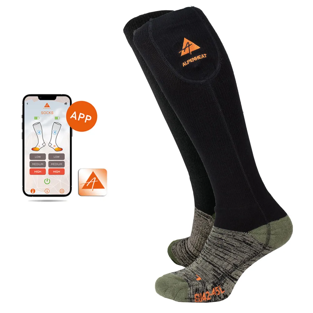 Vyhřívané ponožky Alpenheat FIRE-SOCKS vlna velikost XL (APP)