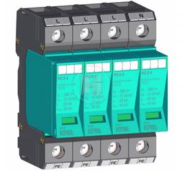 Přepěťová ochrana AC T2 Kiwa 82.004 4P 280V/40kA