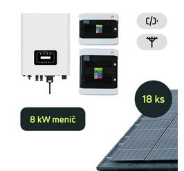 On-Grid Deye 7,74kWp 3-fáz systém na kľúč