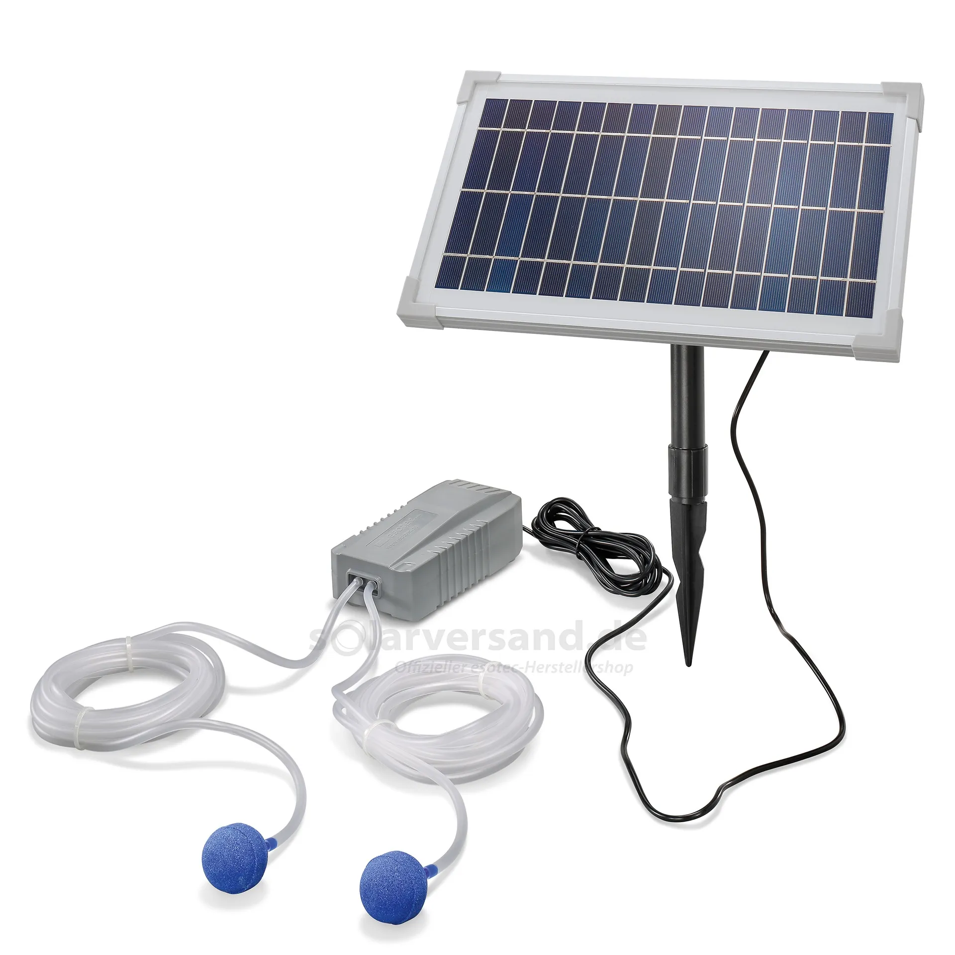 Solární jezírkový vzduchovač Esotec Duo Air Pro 101845 200 l/h
