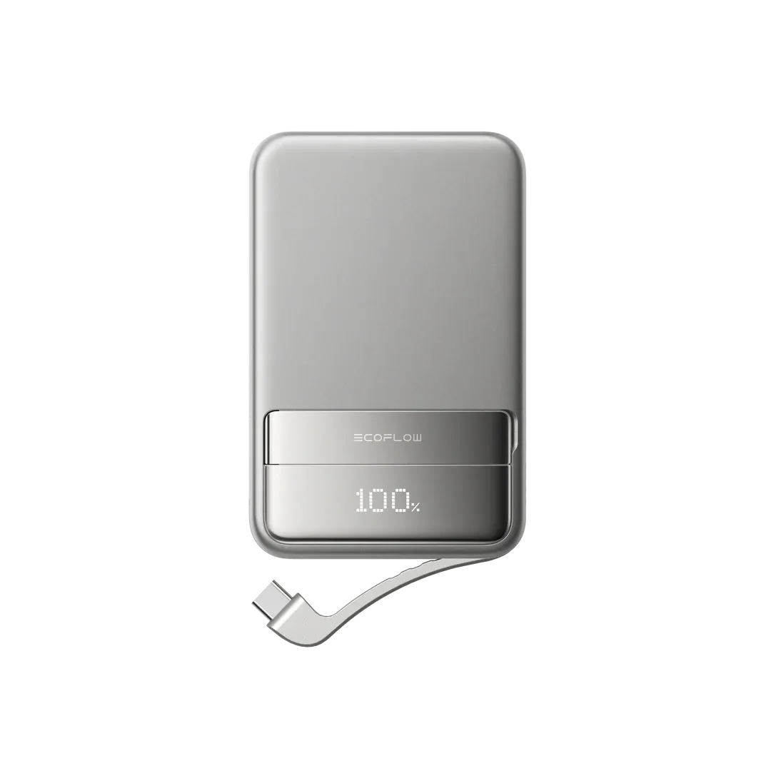 EcoFlow RAPID magnetická powerbanka (10000 mAh) - stříbrná