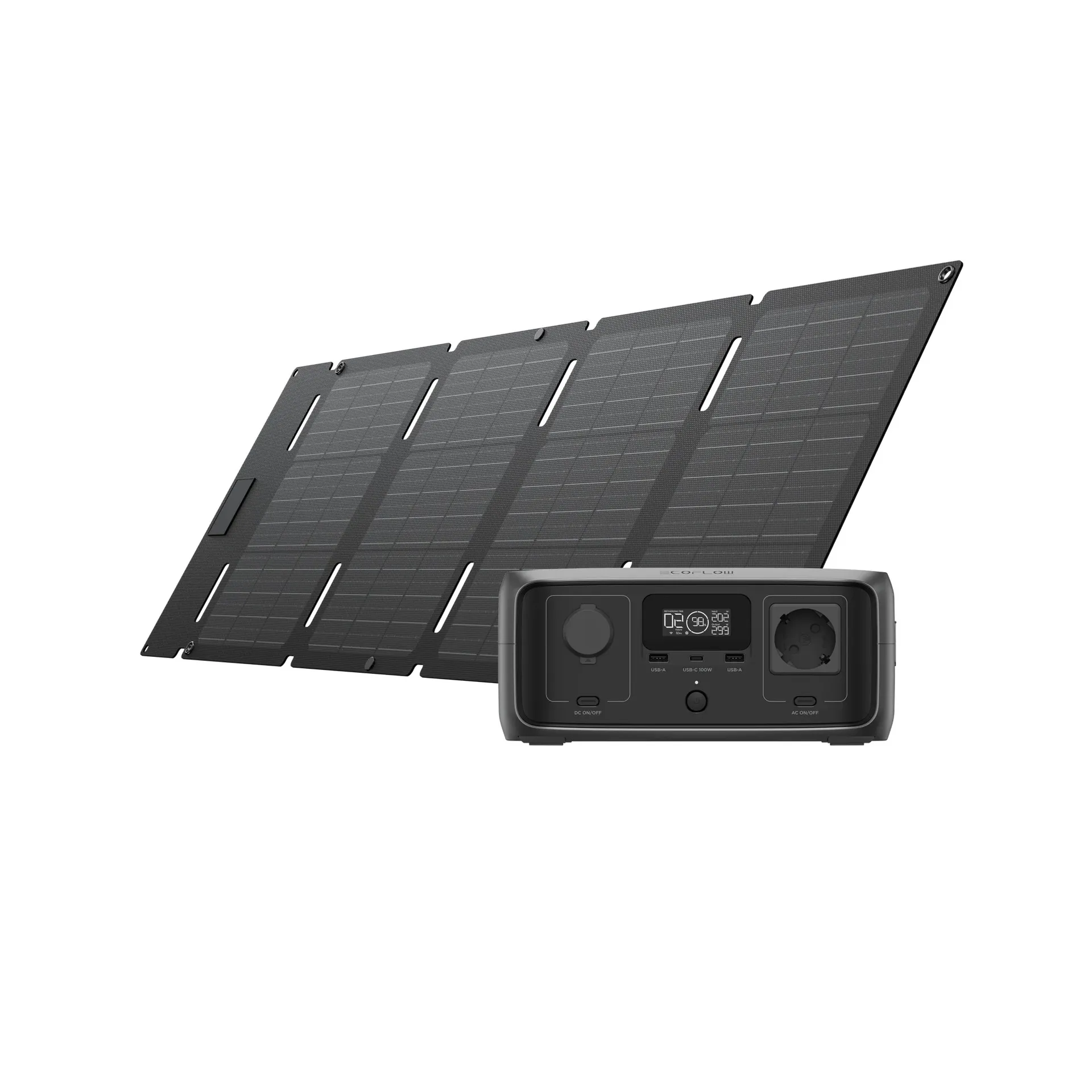 EcoFlow RIVER 3 UPS 245Wh přenosná elektrárna + EcoFlow 45W solární panel (Typ-C)