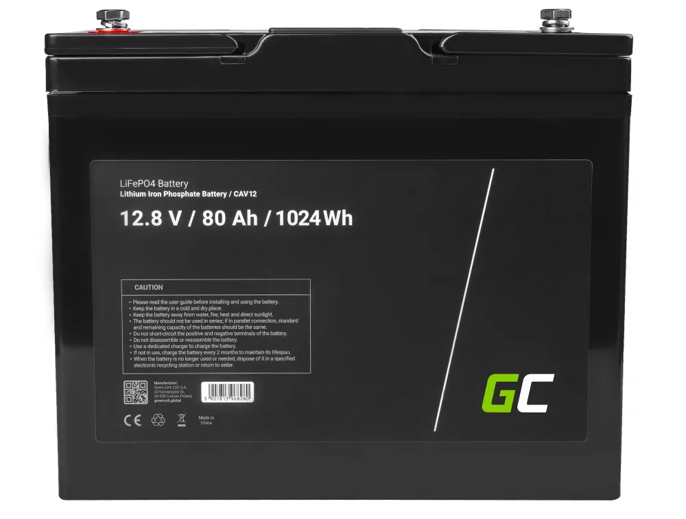 Batéria LiFePO4 12,8V 80Ah Green Cell