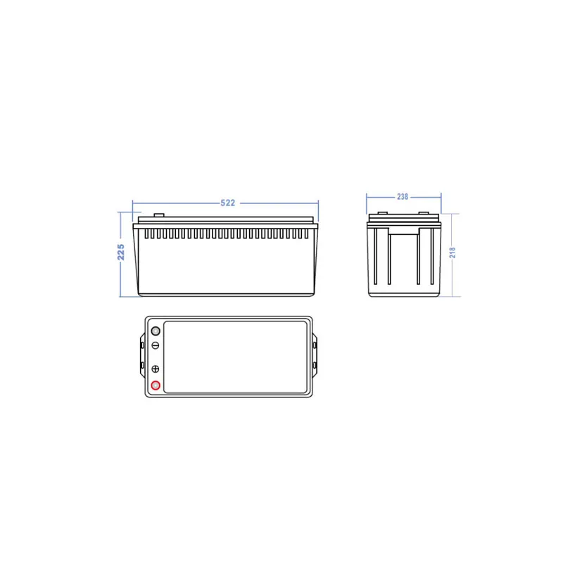 Bezúdržbová baterie Green Cell AGM33 12V 200Ah VRLA