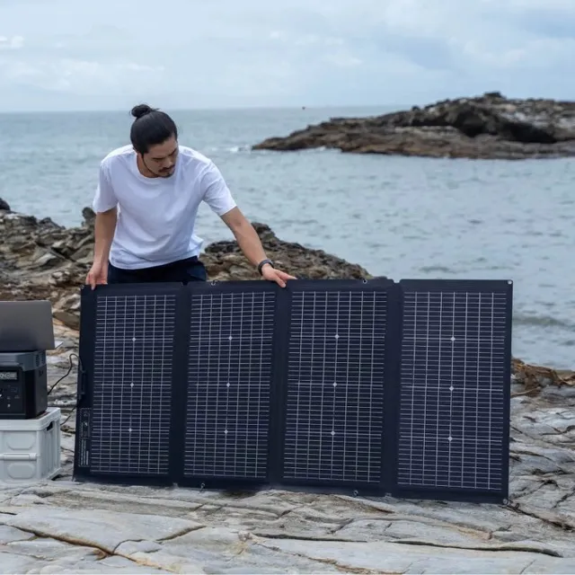 EcoFlow 220W oboustranný přenosný solární panel