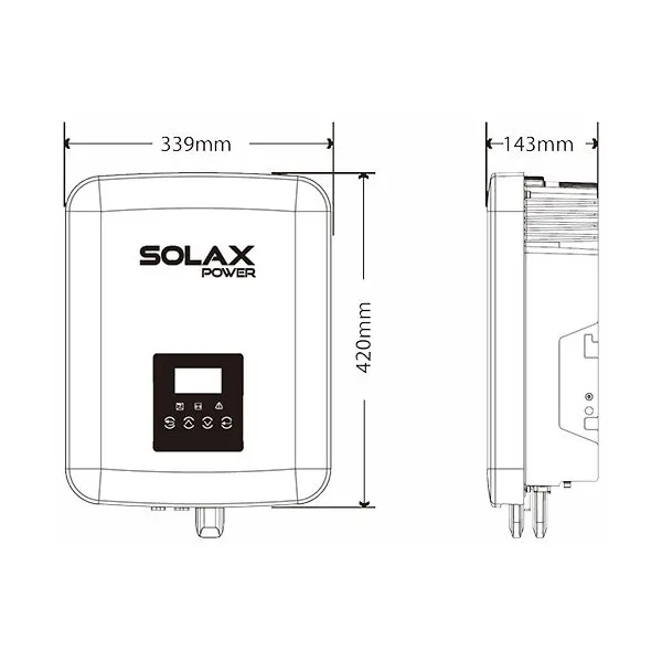 Jednofázový měnič napětí Solax Boost X1-3.0-T-D(L) WiFi 3.0