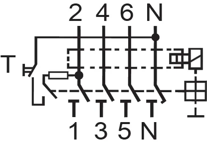 Proudový chránič ETI 002061952 EFI-P4 B 40/0.03 10kA