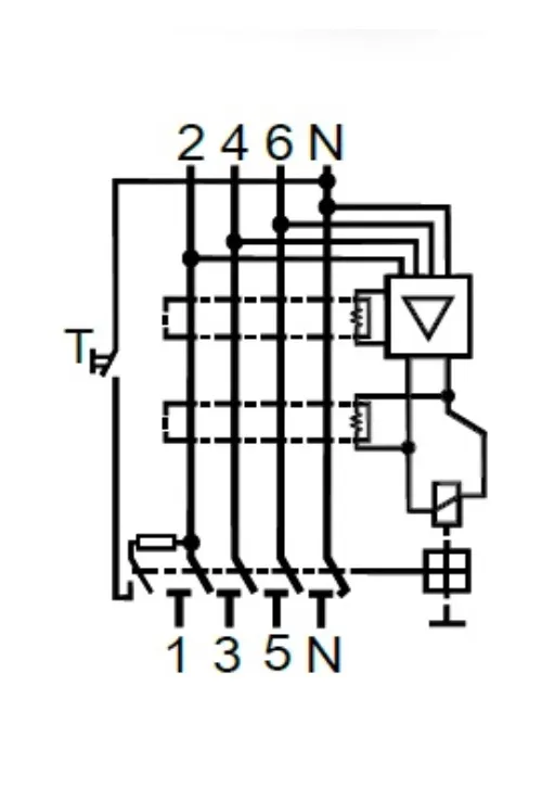 Proudový chránič ETI 002061952 EFI-P4 B 40/0.03 10kA