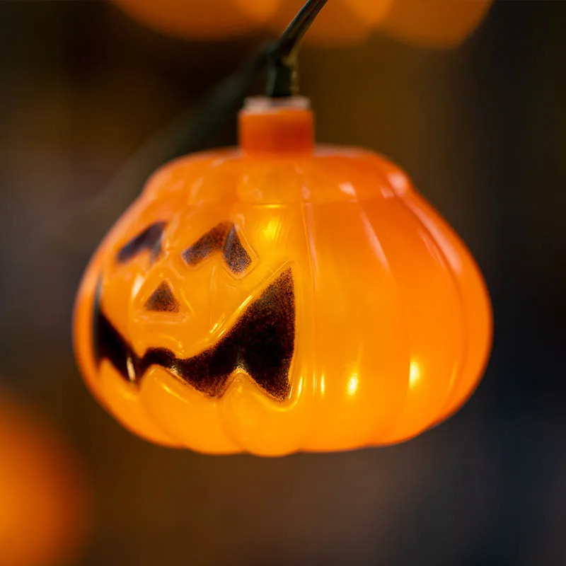 Solární LED řetěz SolarCentre Halloween Pumpkin Lantern - 20 světel