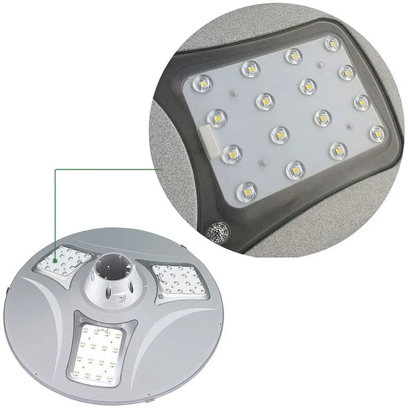 Solární pouliční lampa SLL12 18W 2000 Lumenů s dálkovým ovládáním