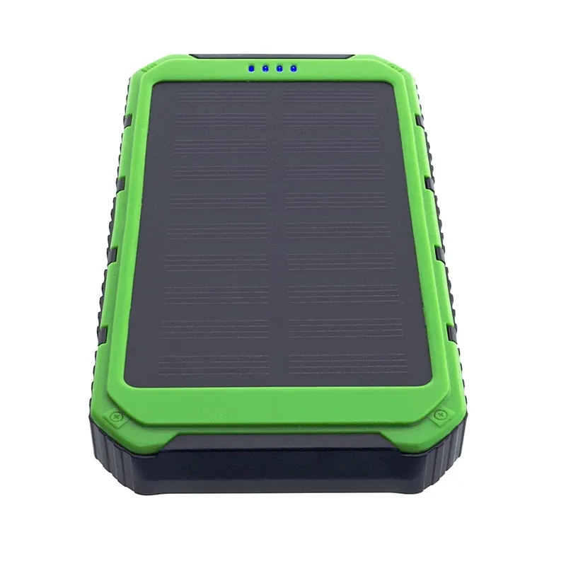 Solární powerbanka 0.8W 6000mAh S6000G zelená
