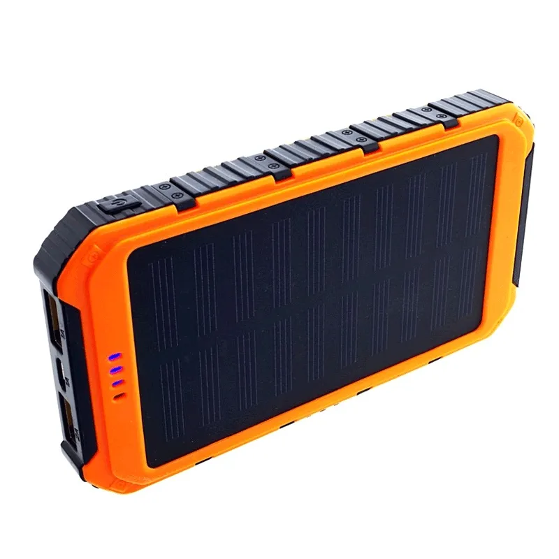 Solární powerbanka 0.8W 6000mAh S6000Y oranžová