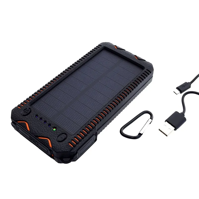Solární powerbanka 1W 12000mAh S12000Y oranžová