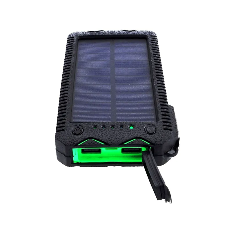 Solární powerbanka 1W 12000mAh S12000G zelená
