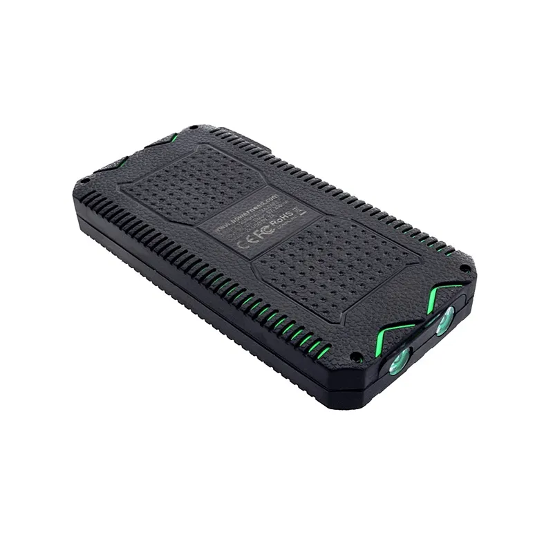 Solární powerbanka 1W 12000mAh S12000G zelená