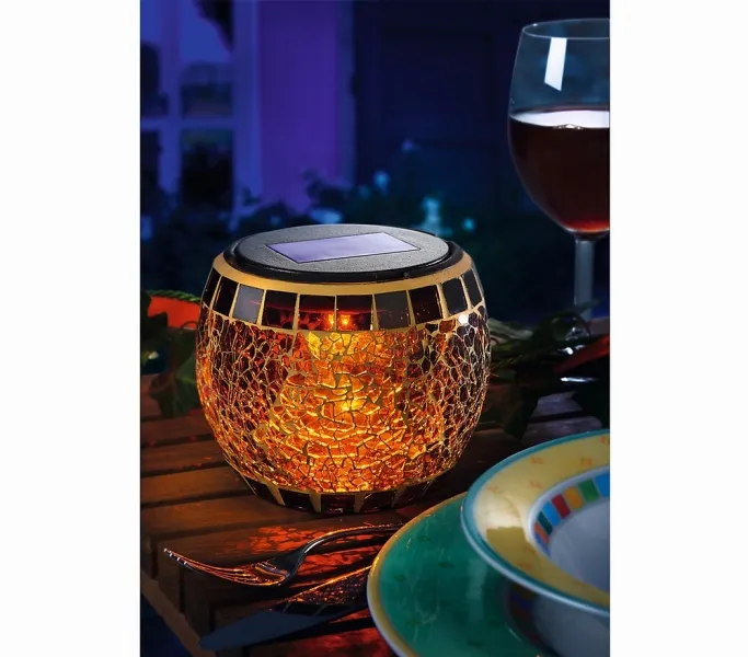 Solární stolní lampa Esotec Brilliant 102066