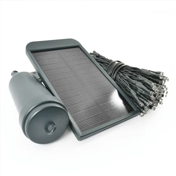 Solární světelný řetěz s USB Lumify Solarcentre - 300 LED/30m teplá bílá