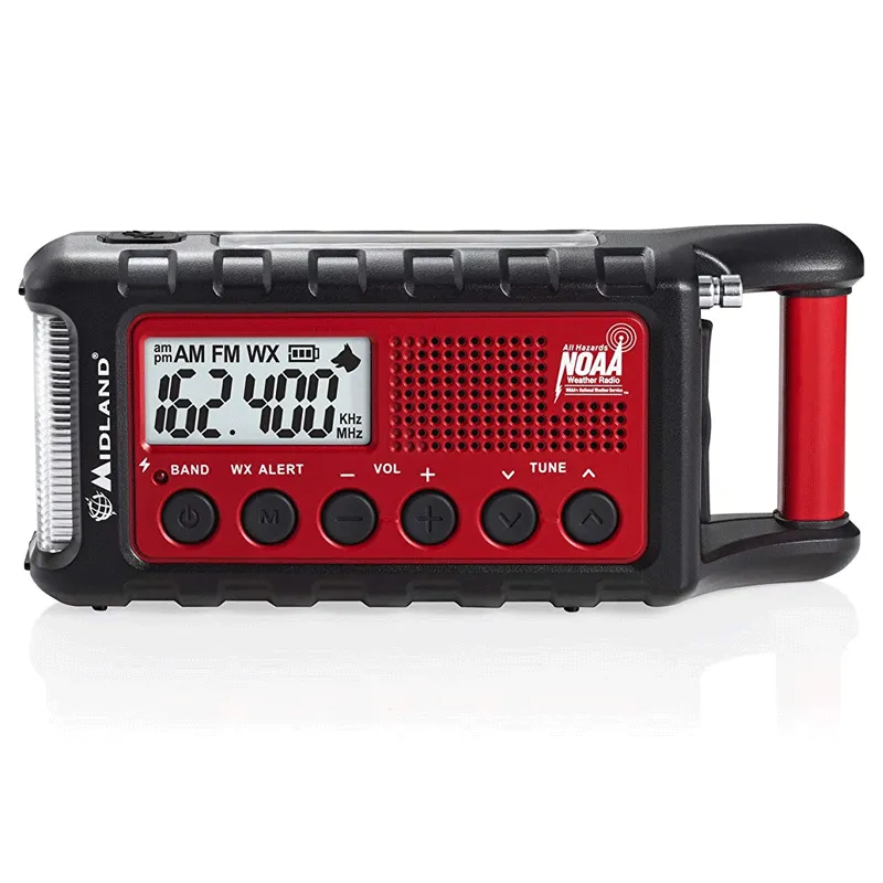Solární rádio Midland ER300 s dynamem a LED baterkou