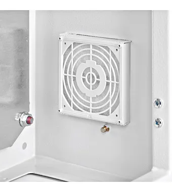 Ventilátor s filtrem IP54, 230V AC + Výstupní filtr