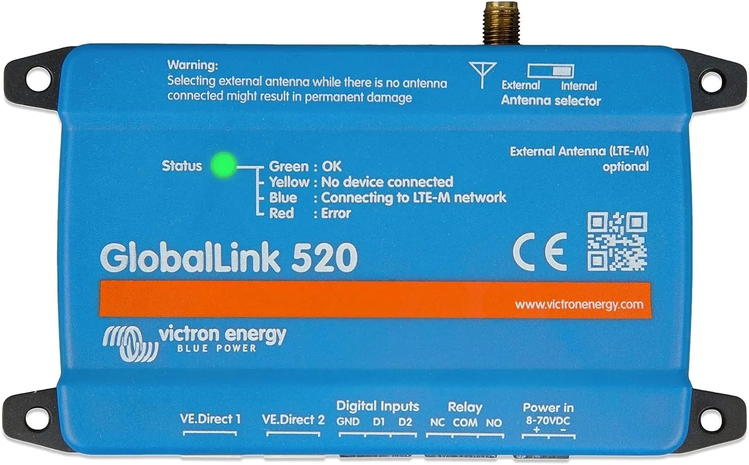Victron Energy GlobalLink 520 pro monitorování a řízení systému