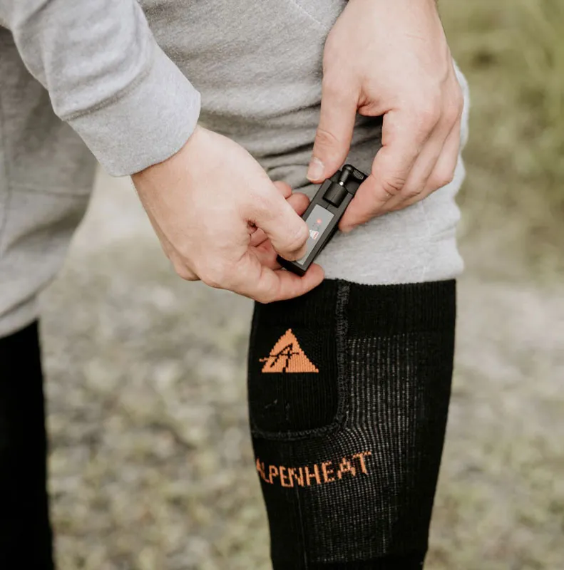 Vyhřívané ponožky Alpenheat FIRE-SOCKS bavlna velikost L