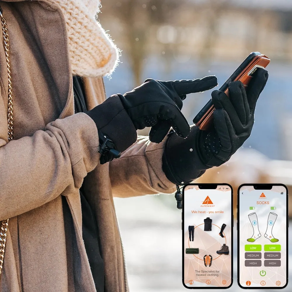Vyhřívané ponožky Alpenheat FIRE-SOCKS vlna velikost M (APP)