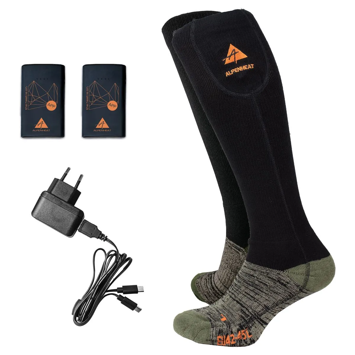 Vyhřívané ponožky Alpenheat FIRE-SOCKS vlna velikost M (APP)