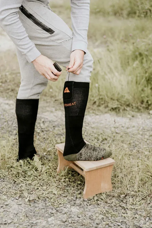 Vyhřívané ponožky Alpenheat FIRE-SOCKS vlna velikost L (APP)