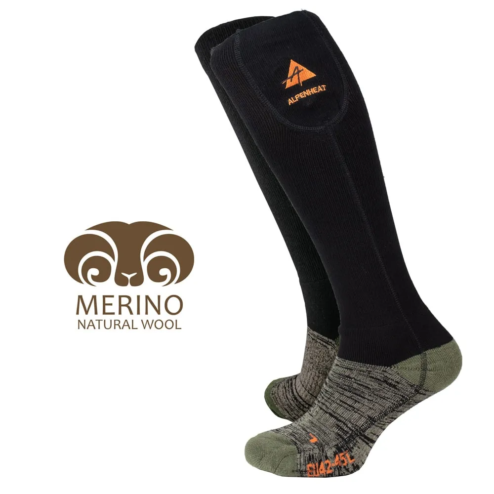 Vyhřívané ponožky Alpenheat FIRE-SOCKS vlna velikost XL (APP)