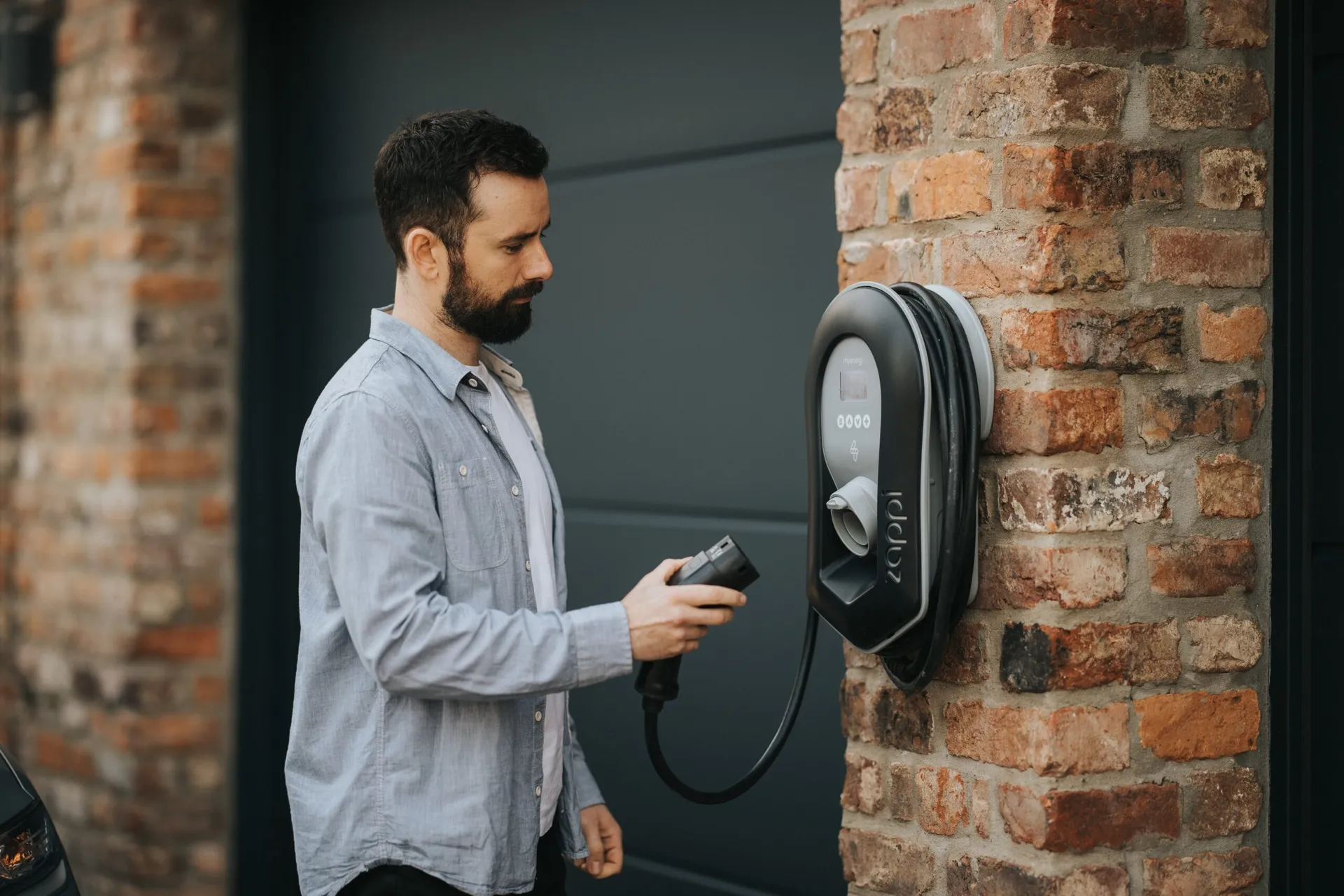 Wallbox Zappi 11-22kW s přívodním kabelem 6,5 m černá (typ 2)