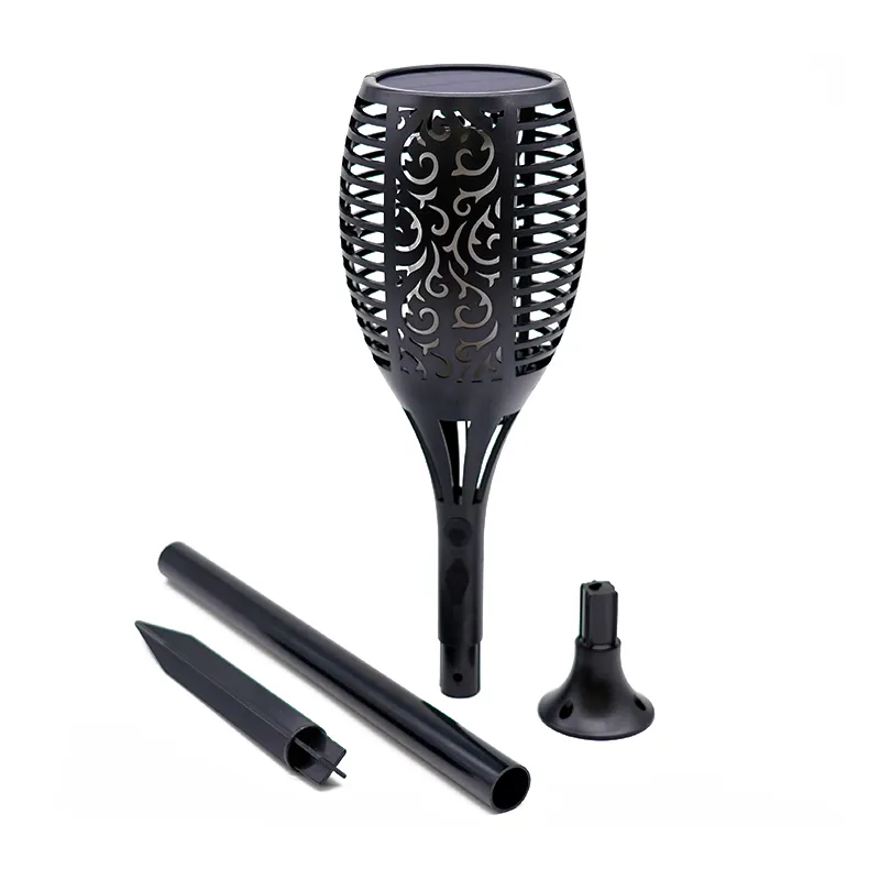 Záhradní solární lampa SolarCentre TrueFlame SS9965 zapichovací s USB nabíjením