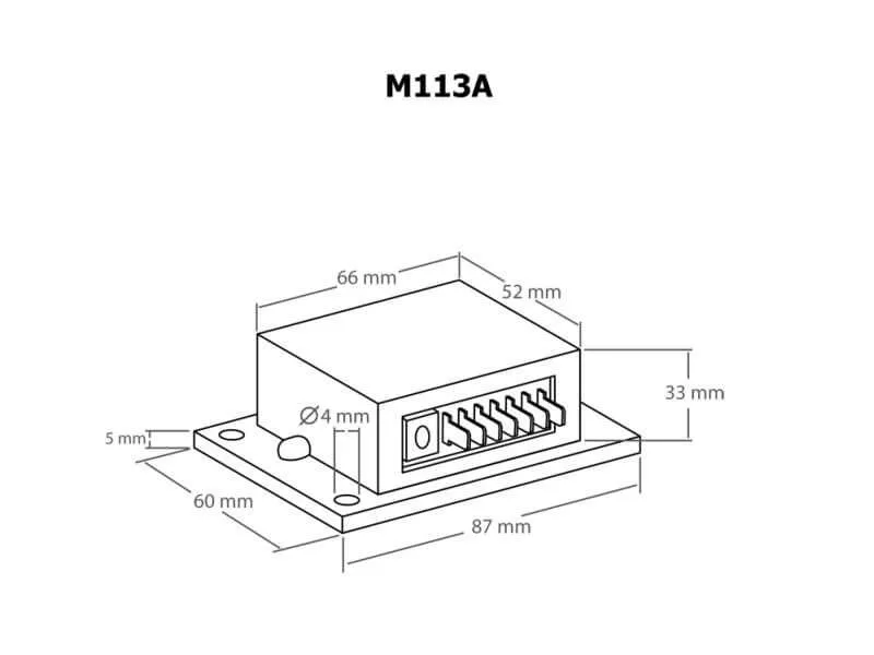 Časový spínač Kemo M113 12-15V DC