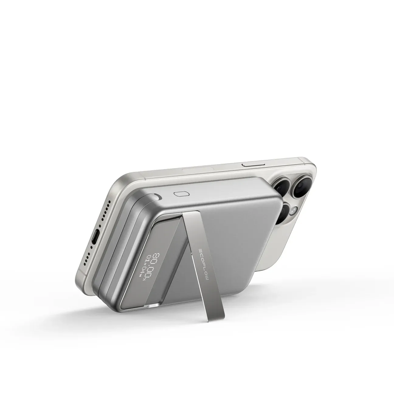 EcoFlow RAPID magnetická powerbanka (10000 mAh) - stříbrná