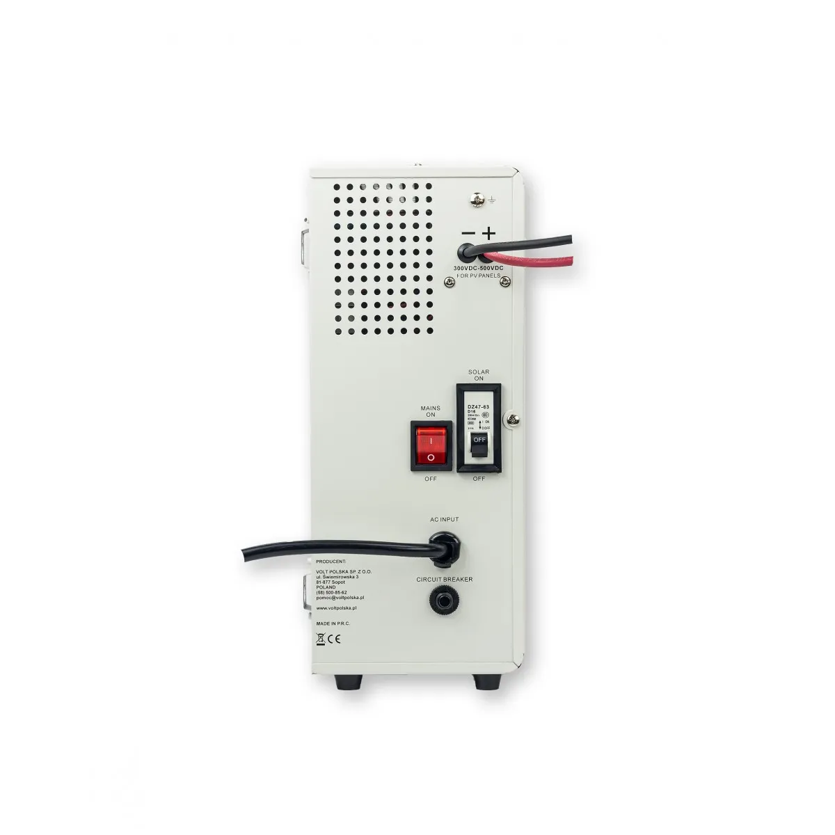 Solární regulátor VOLT Green Boost Pro 4000 Sinus BYPASS pro ohřev vody (160–500 V DC)